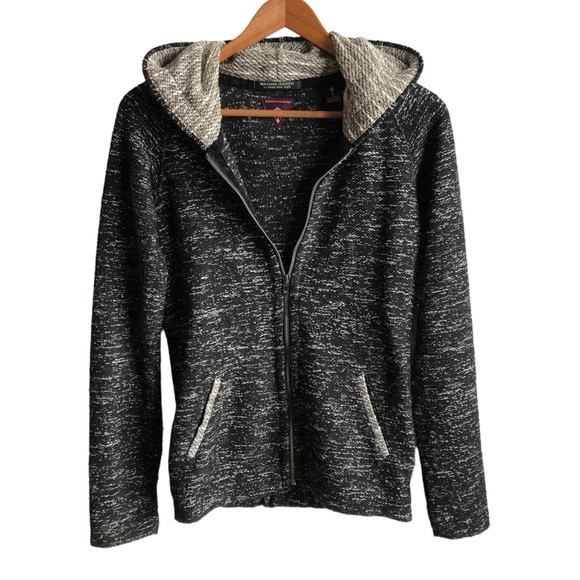 Scotch & Soda Tops - Maison Scotch Hoodie Size Small Black Heathered Lurex